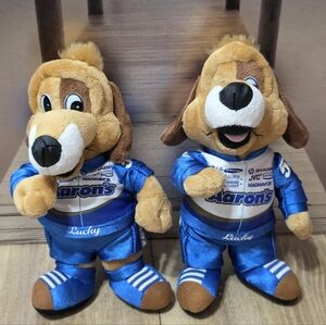 Set Aaron's Lucky Dog Plush In Nascar Unuform